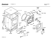 Схема №3 CT28010 CT2801 с изображением Уплотнитель двери для электросушки Siemens 00088821