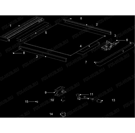 Взрыв-схема стиральной машины Electrolux ER1146T/CH - Схема узла Electrical equipment 268