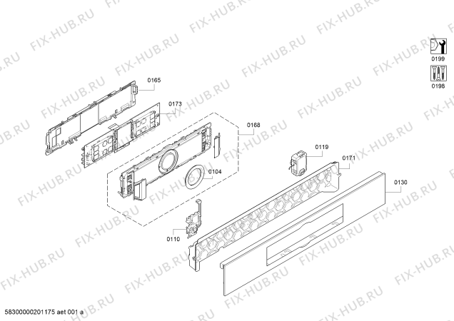 Схема №3 CMG856RS6 с изображением Панель управления для плиты (духовки) Bosch 11013713