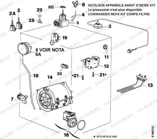 Взрыв-схема стиральной машины Faure LTV890W1 - Схема узла Electrical equipment
