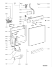 Схема №1 LPA 78/1 EG с изображением Обшивка для посудомоечной машины Whirlpool 480140101519