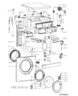 Схема №1 AWV 513/2 с изображением Декоративная панель для стиралки Whirlpool 481245213608