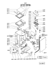 Схема №1 AWG 992 AWG 092 с изображением Тумблер Whirlpool 481910148058