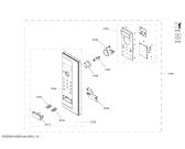 Схема №2 H11WE60N0 с изображением Панель для микроволновой печи Bosch 11002687