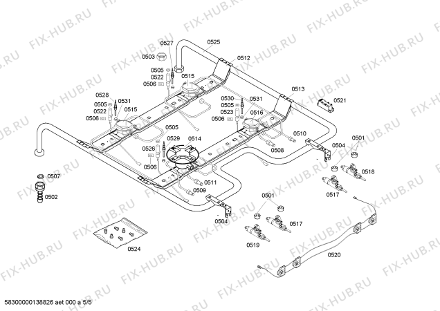 Схема №2 FRM4801W с изображением Панель управления для духового шкафа Bosch 00672511