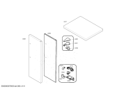 Схема №4 KGU57990 с изображением Крышка для холодильника Bosch 00242885