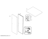 Схема №4 KGU57990 с изображением Крышка для холодильника Bosch 00493480