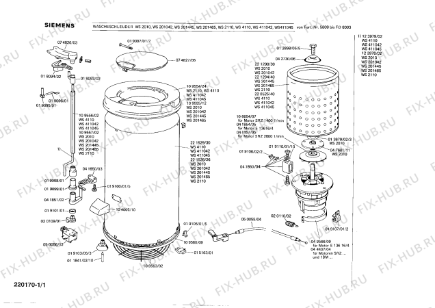 Схема №1 WS411042 WS4110-FD5809 с изображением Крышка для стиральной машины Siemens 00109554