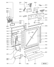 Схема №2 ADP 1830/5 IXM с изображением Блок управления для посудомойки Whirlpool 481221479575