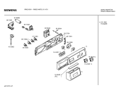 Схема №1 WM21040PL WM21040 с изображением Панель управления для стиралки Siemens 00351382