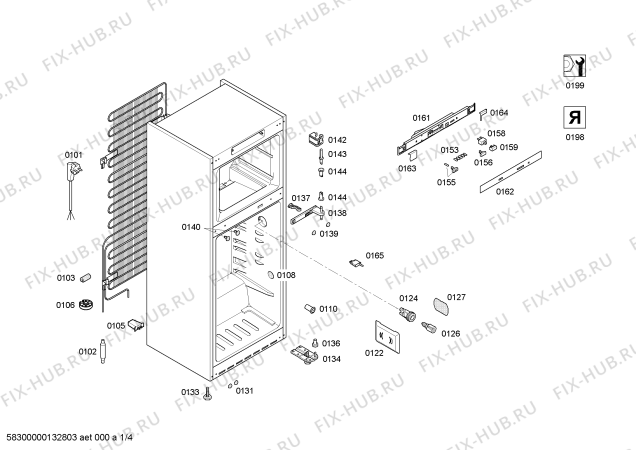 Схема №2 KD30NV03NE с изображением Дверь для холодильной камеры Siemens 00244377