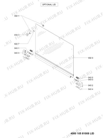 Схема №1 AKR 328/IX с изображением Шланг для духового шкафа Whirlpool 480121104667