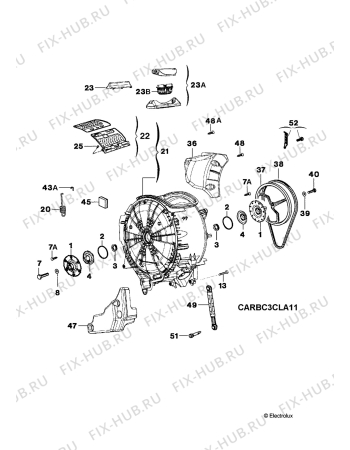 Взрыв-схема стиральной машины Zanussi ZWT6021 - Схема узла Functional parts 267