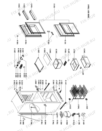Схема №1 TKR661023 (F090464) с изображением Наставление для холодильника Indesit C00357540