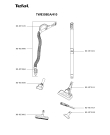 Схема №1 TW8359EA/412 с изображением Фиксатор для мини-пылесоса Tefal RS-2230000700