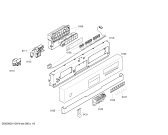 Схема №3 SGU57M35SK с изображением Передняя панель для посудомойки Bosch 00440537