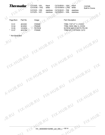 Схема №11 C272ZS с изображением Плата для плиты (духовки) Bosch 00486268