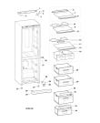 Схема №2 BAN134NFKUK (F070366) с изображением Дверь для холодильника Indesit C00279114