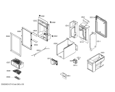 Схема №3 FID18P30 с изображением Дверь для холодильной камеры Bosch 00246846