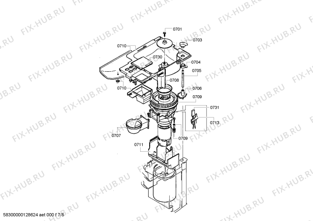 Схема №2 TK65001CH Surpresso S50 с изображением Модуль управления для электрокофеварки Siemens 00642513