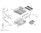 Схема №4 SGS85M02EU Exclusiv с изображением Передняя панель для посудомоечной машины Bosch 00441127
