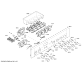 Схема №4 E14M42W0 с изображением Панель управления для электропечи Bosch 00671440