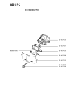 Схема №4 EA8025S2/700 с изображением Корпусная деталь для электрокофемашины Krups MS-5883894