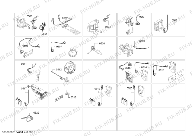 Схема №3 WAY328890W с изображением Инструкция по эксплуатации для стиральной машины Bosch 18027465