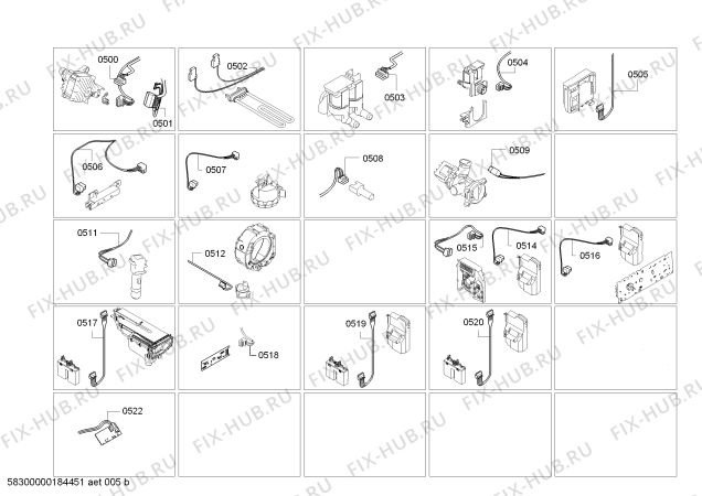 Взрыв-схема стиральной машины Bosch WAY288H0TR - Схема узла 04