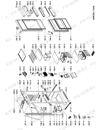 Схема №1 FIC-57NF с изображением Заглушка для холодильника Whirlpool 480132100201