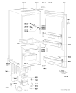 Схема №1 AR 121 A+ с изображением Дверка для холодильной камеры Whirlpool 481010384253