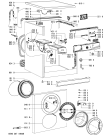 Схема №1 AWO/D 6723 с изображением Обшивка для стиралки Whirlpool 481245310523