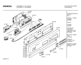 Схема №4 SE59590RK с изображением Передняя панель для посудомойки Siemens 00352669