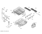 Схема №2 SGS5362BS с изображением Панель управления для электропосудомоечной машины Bosch 00369489