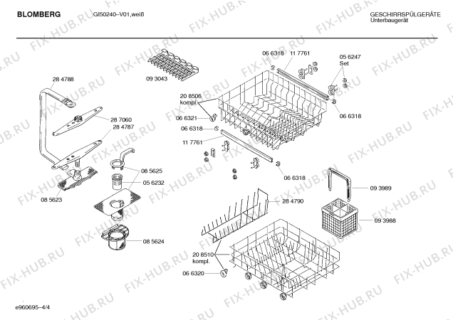 Схема №1 SPIBGA1 с изображением Панель для посудомойки Bosch 00297593