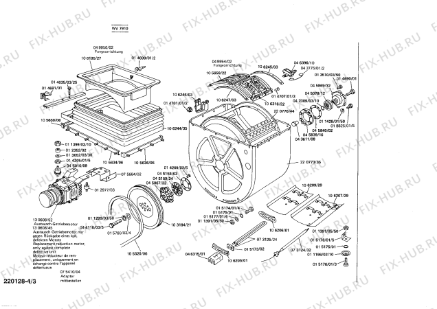 Схема №2 WV7910 SIWAMAT TT с изображением Переключатель режимов для стиралки Siemens 00074822