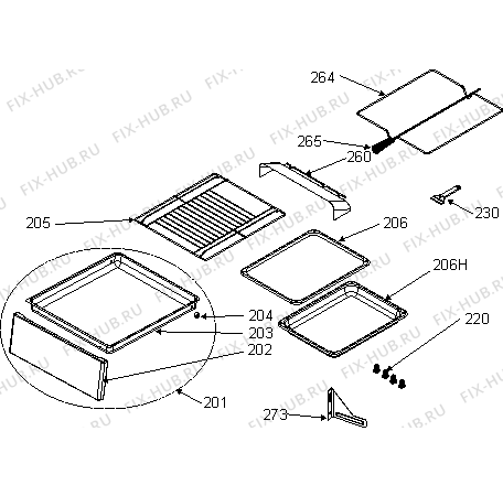 Схема №4 EC52160AW (241485, 352H.10) с изображением Специзоляция для электропечи Gorenje 341214