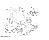 Схема №4 SGD55M05EU с изображением Передняя панель для посудомоечной машины Bosch 00662306