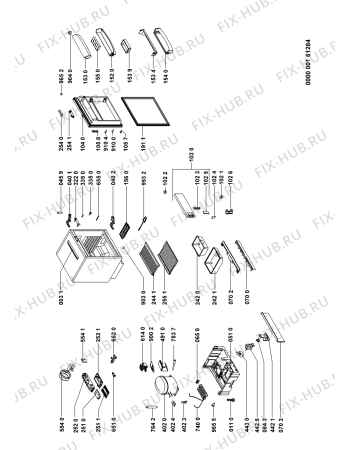 Схема №1 FW350IN2 (F091265) с изображением Наставление для холодильника Indesit C00355602