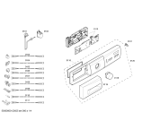 Схема №2 3TS651X с изображением Панель управления для стиралки Bosch 00663376