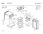 Схема №1 KTR15465GB Exxcel с изображением Дверь для холодильника Bosch 00473331