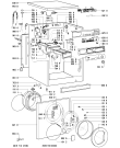 Схема №1 WA 7560-D с изображением Обшивка для стиралки Whirlpool 481245210162