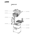 Схема №1 FR404800/87 с изображением Ручка для электрофритюрницы Seb SS-992348