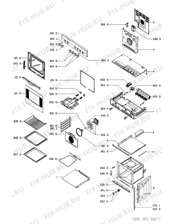 Схема №1 AKP778/AV с изображением Клавиша для плиты (духовки) Whirlpool 481941128842