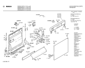 Схема №3 SMS2062SD с изображением Передняя панель для посудомоечной машины Bosch 00295189