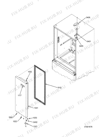 Схема №7 G20E FSB23IX с изображением Уплотнитель (прокладка) для холодильника Whirlpool 481241378776