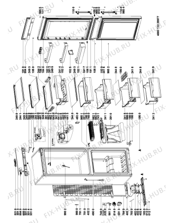 Схема №1 LI8 FF2 S H с изображением Дверка для холодильника Whirlpool 481011167548
