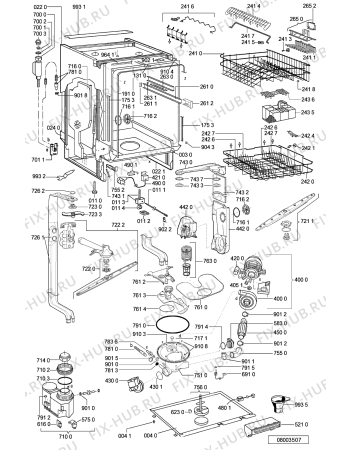 Схема №1 ADG 8977 IX с изображением Обшивка для посудомоечной машины Whirlpool 481245372422