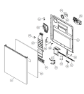 Схема №1 D3630 NO   -Black Bi (336090, DW20.4) с изображением Дверка для посудомойки Gorenje 441488