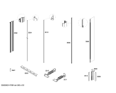 Схема №2 RW414260 с изображением Панель для холодильной камеры Bosch 00685019